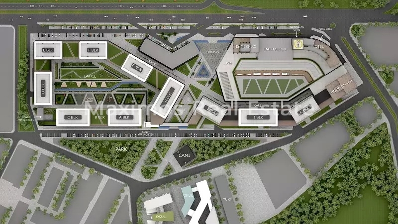 Modern Residential Apartments Suitable for Living or Investment in Bursa – terrace (image 7)