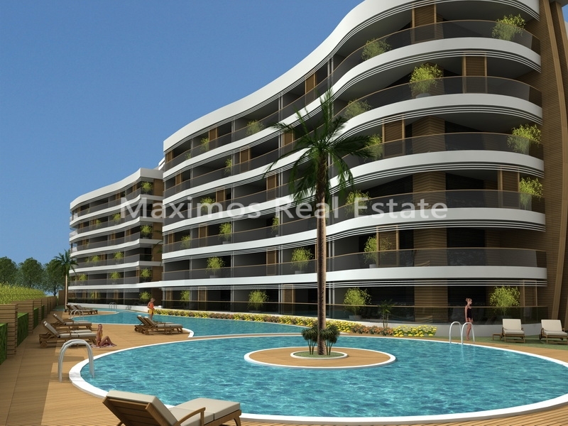 Modern Sea View Apartments in Alanya – living room (image 2)