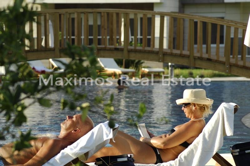 Modern Residential Compound in Belek with Large Shared Pool – terrace (image 7)