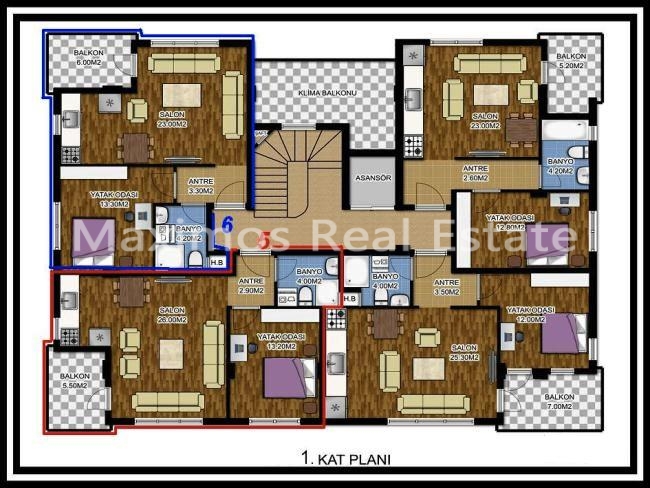 Investment-oriented Apartments Under Construction in Antalya – sea view (image 12)