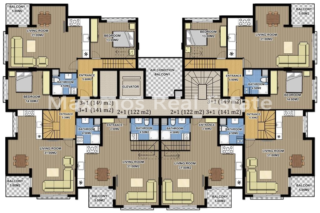 Residential Property in Antalya with Flexible Payment Plan – terrace (image 25)