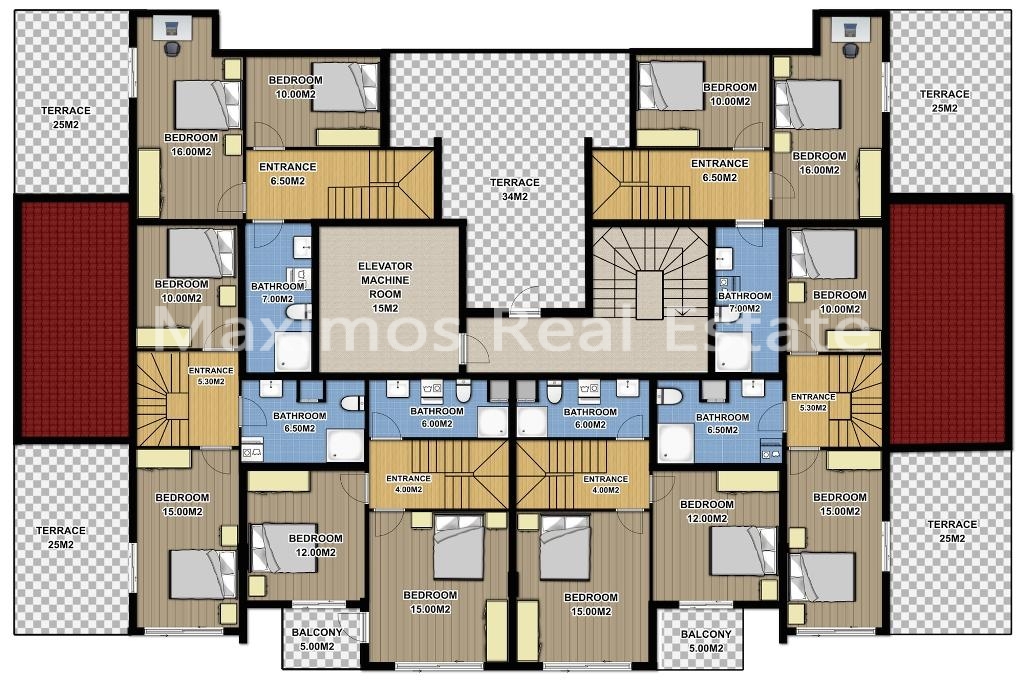 Residential Property in Antalya with Flexible Payment Plan – garden view (image 26)