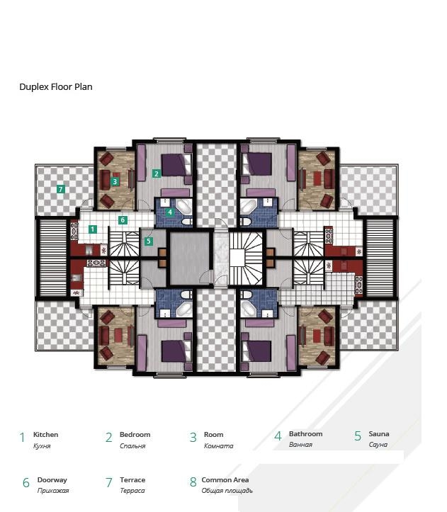 High-quality Residential Homes in Antalya Konyaalti – terrace (image 7)