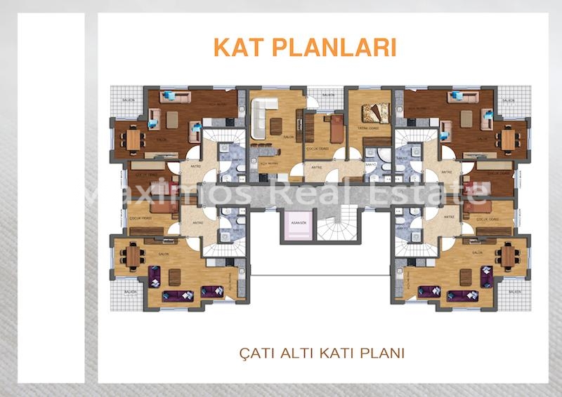 Investment Residential Property Offered by Construction Company in Antalya – interior detail (image 11)