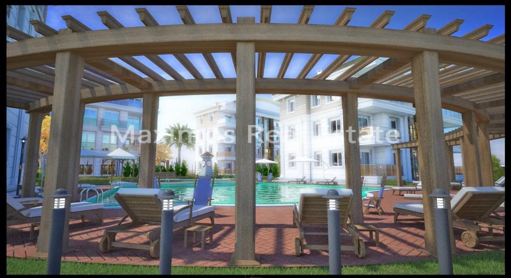 High-quality Luxury Apartments Along Antalya Lara Coast – pool area (image 9)