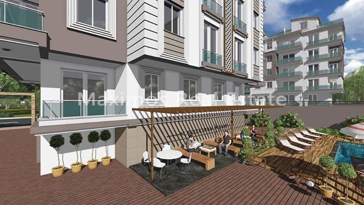 Modern Residential Apartments in Antalya Hurma – pool area (image 9)