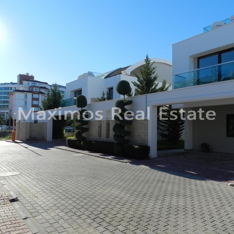 Modern Semi-detached Villa in Antalya Kundu – garden view (image 8)