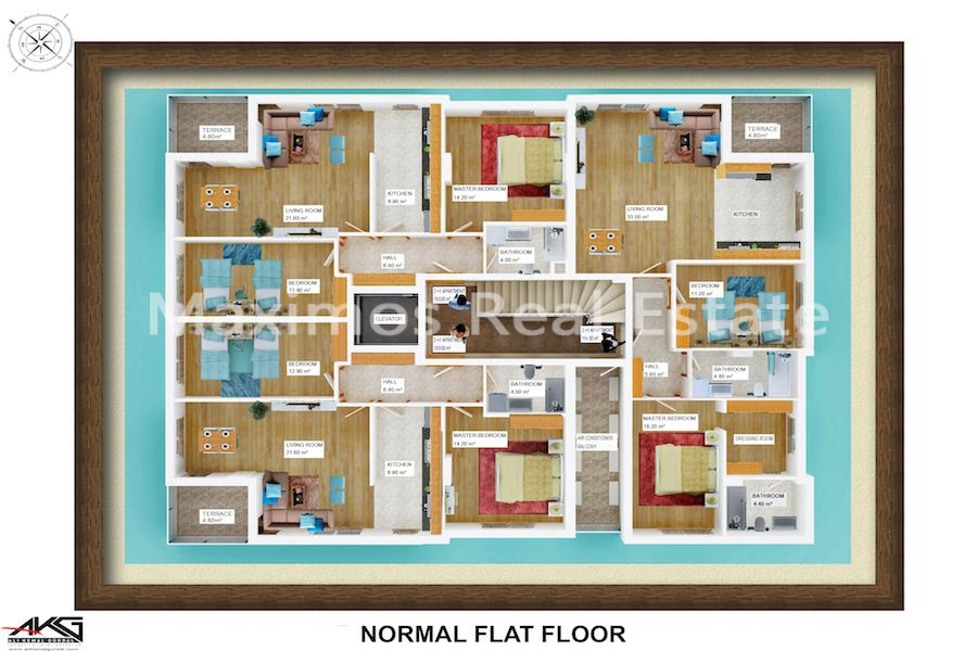 Real Estate for Sale in Antalya with Installments – balcony (image 10)