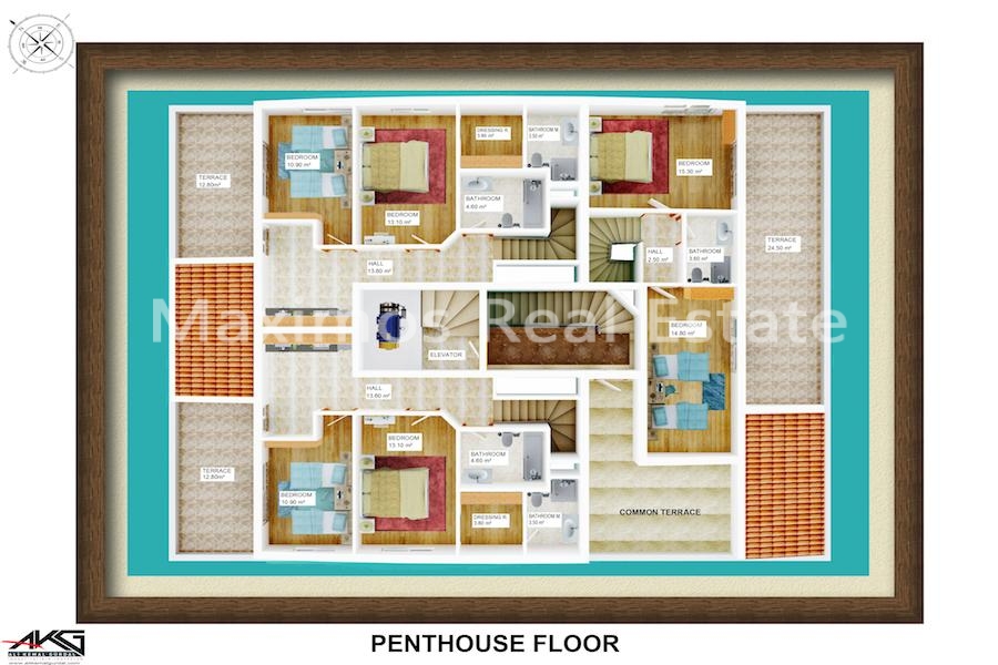 Real Estate for Sale in Antalya with Installments – pool area (image 9)
