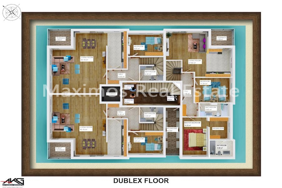 Real Estate for Sale in Antalya with Installments – garden view (image 8)