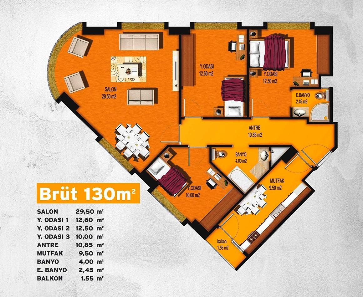Apartments Located in Central Istanbul Districts – entrance (image 15)