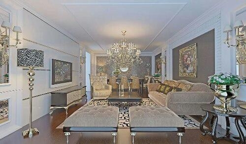 High-end Apartments in Istanbul with Modern Facilities – living room (image 2)