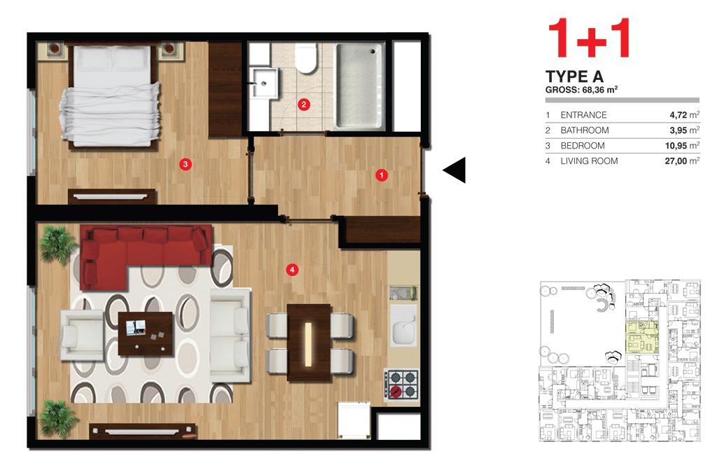 Contemporary Residential Property in Istanbul – bedroom (image 22)