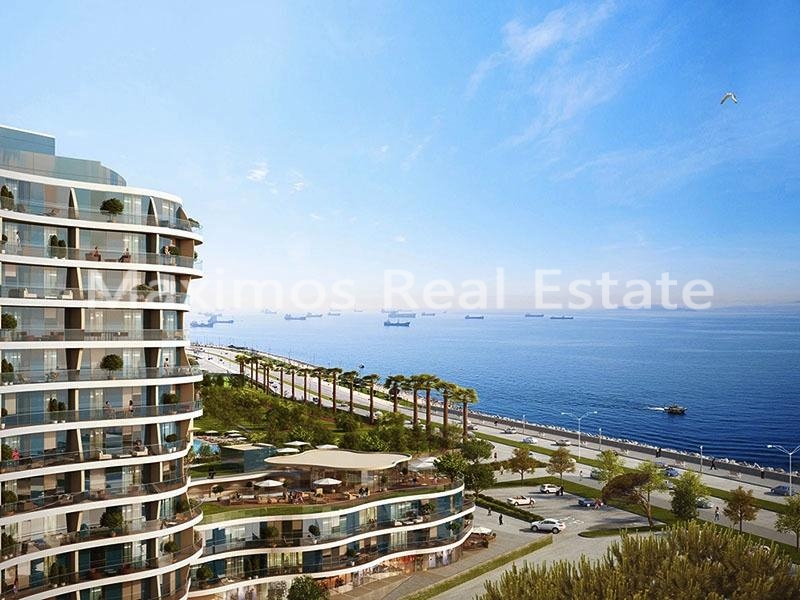 Sea View Apartment on Istanbul Asian Side – living room (image 2)
