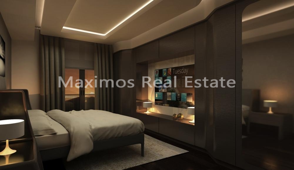 Sea View Apartment on Istanbul Asian Side – master bedroom (image 16)