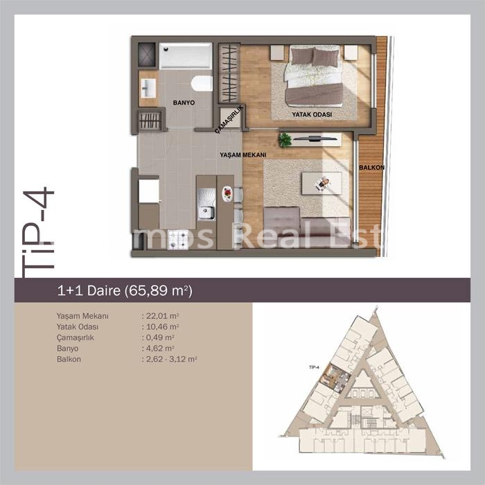 Sea View Apartments in Central Istanbul Areas – living room (image 20)