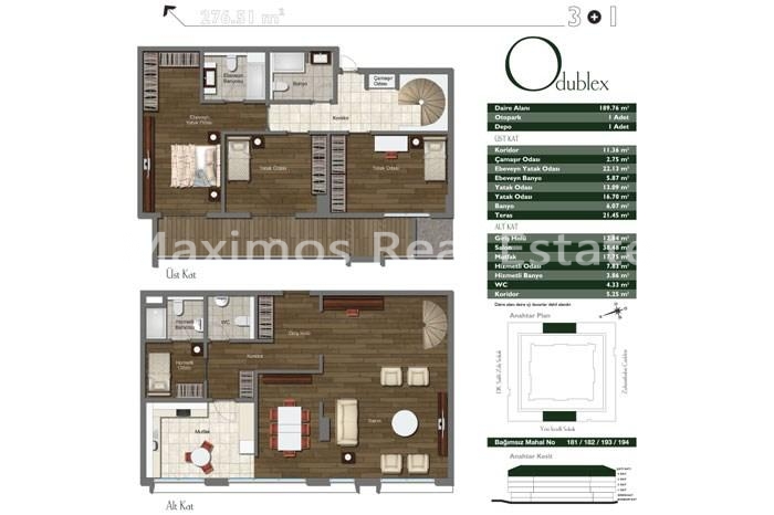 Central Istanbul Property for Residential Use – master bedroom (image 16)