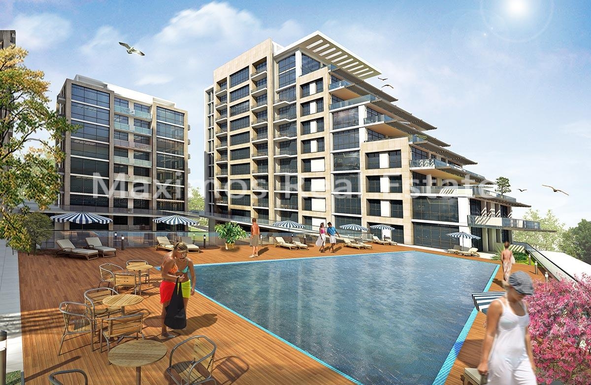 Sea View Flats on Istanbul European Side – garden view (image 8)