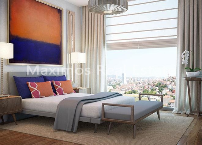 Luxury Apartment in Sisli City Center – master bedroom (image 16)