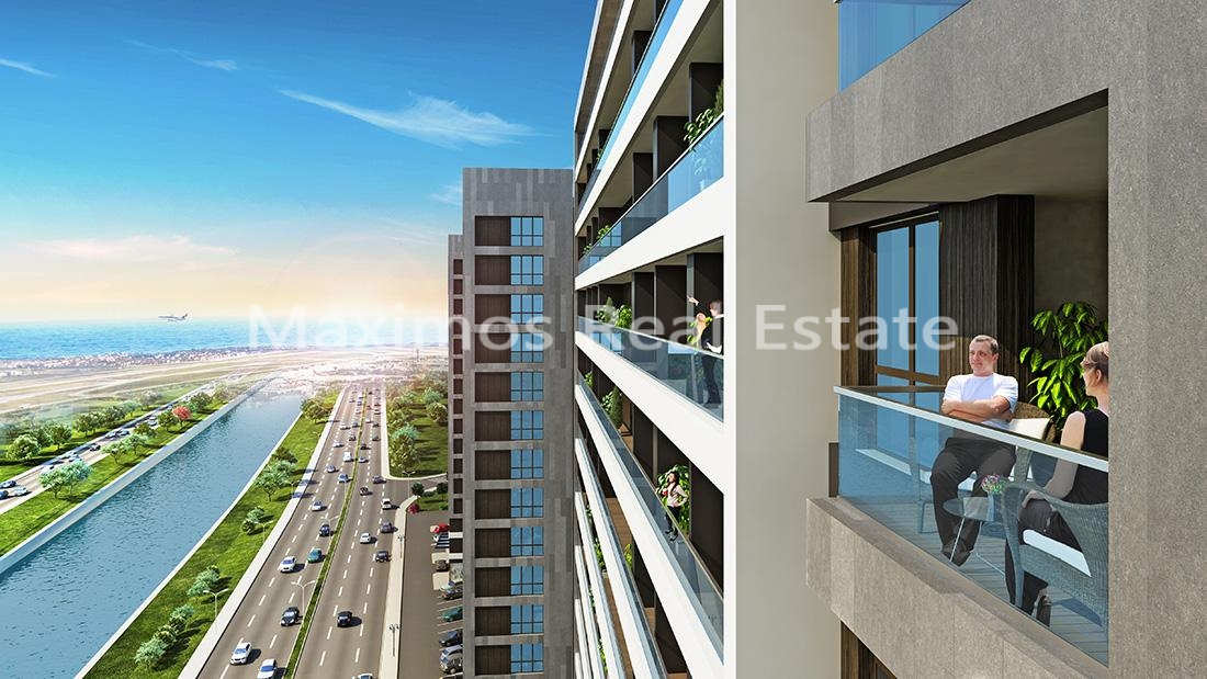Sea View Apartments Near Istanbul Airport – living room (image 2)