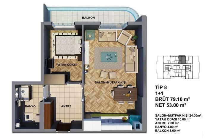 Modern Luxury Homes in Istanbul for Residential Living – guest room (image 35)