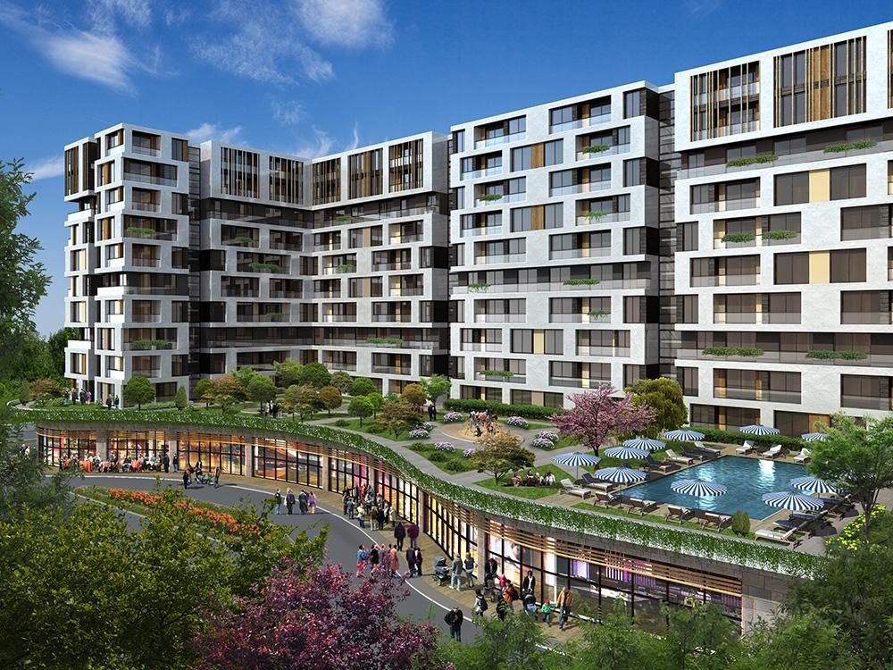 Low-density Garden Residences in Istanbul – living room (image 2)