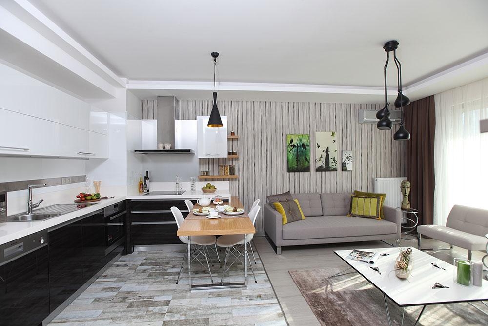 Low-density Garden Residences in Istanbul – kitchen area (image 21)