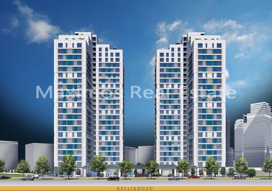 Contemporary Apartments in Beylikduzu Istanbul – living room (image 2)