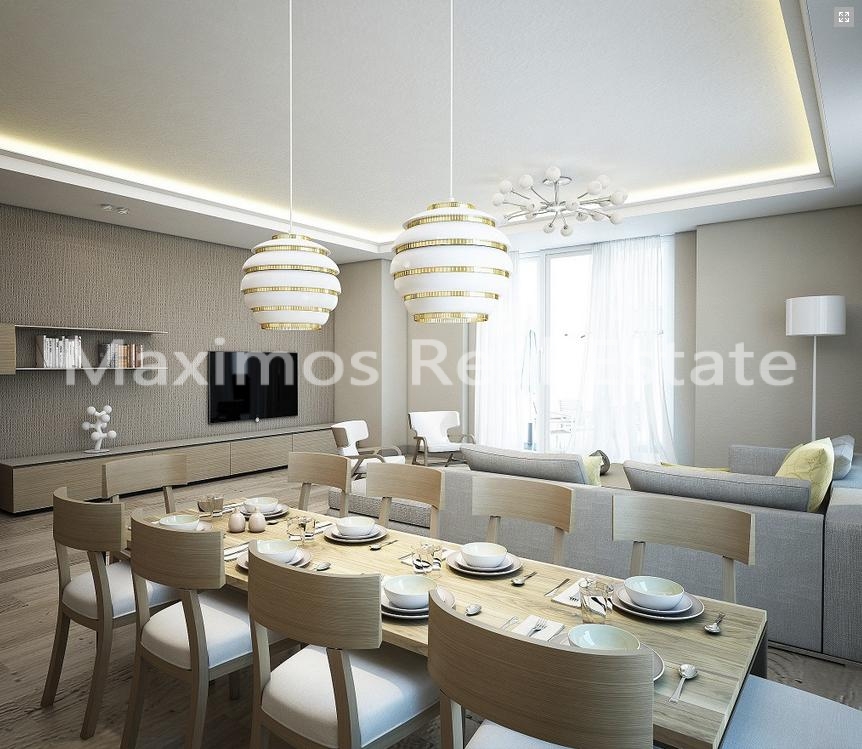 Contemporary Apartments in Beylikduzu Istanbul – dining area (image 6)