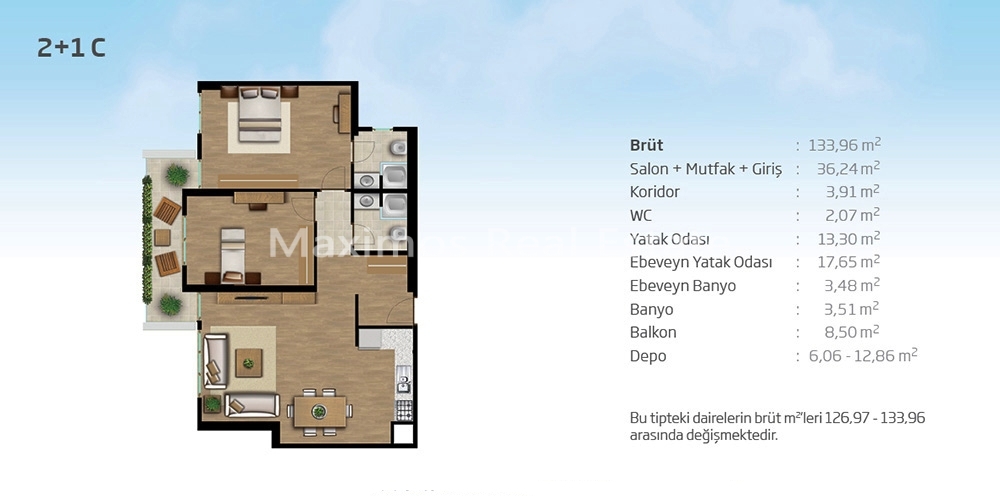 Property for Sale in Istanbul – terrace (image 7)
