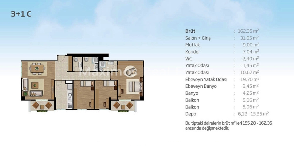 Property for Sale in Istanbul – garden view (image 8)