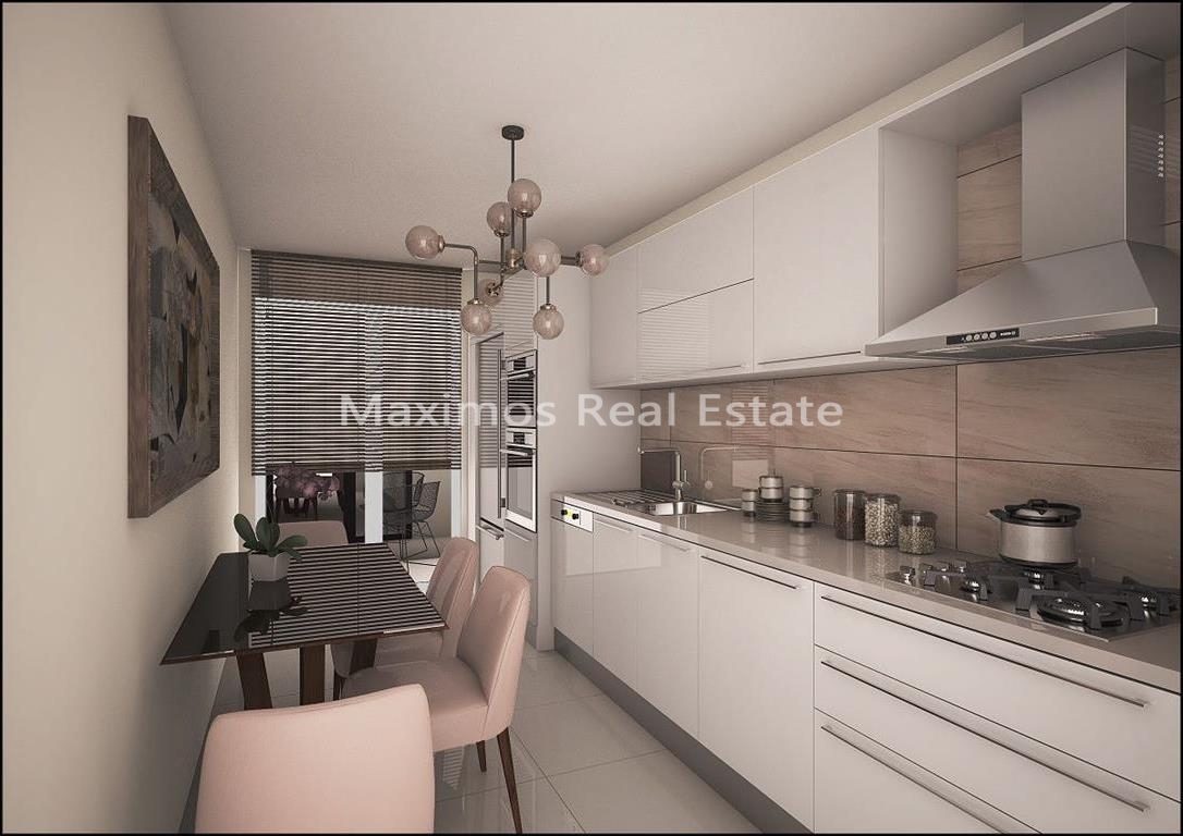 Modern Apartments for Sale in Istanbul – garden view (image 8)