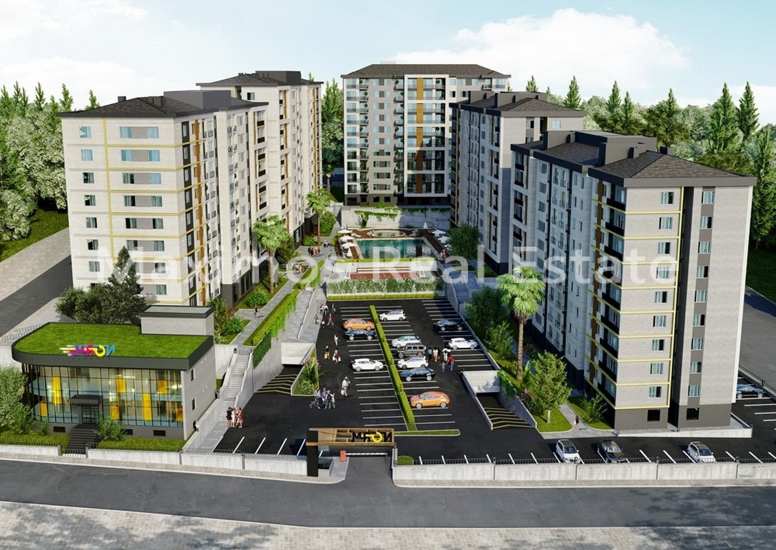 Modern Apartments for Sale in Side – garden view (image 8)