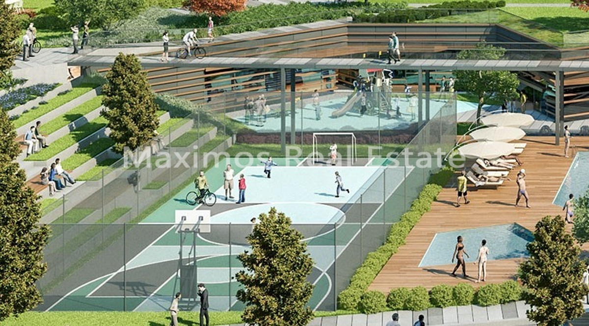 Move-in Ready Apartments Offering Sea Views in Avcilar – pool area (image 9)