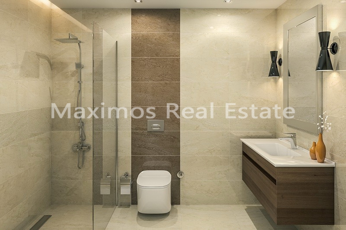 Move-in Ready Apartments Offering Sea Views in Avcilar – garden view (image 8)