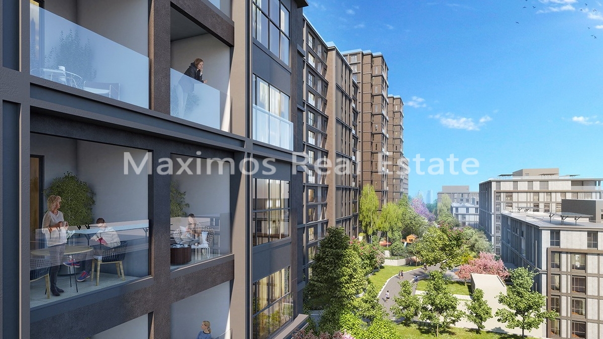 Premium Apartments Located Near Istanbul's Maslak Business District – garden view (image 8)