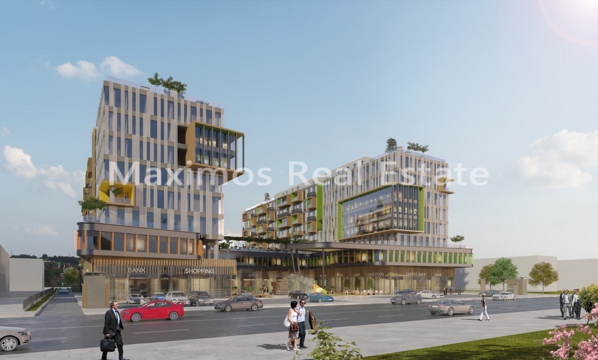 Architecturally Designed Residential Project in Avcilar – garden view (image 8)