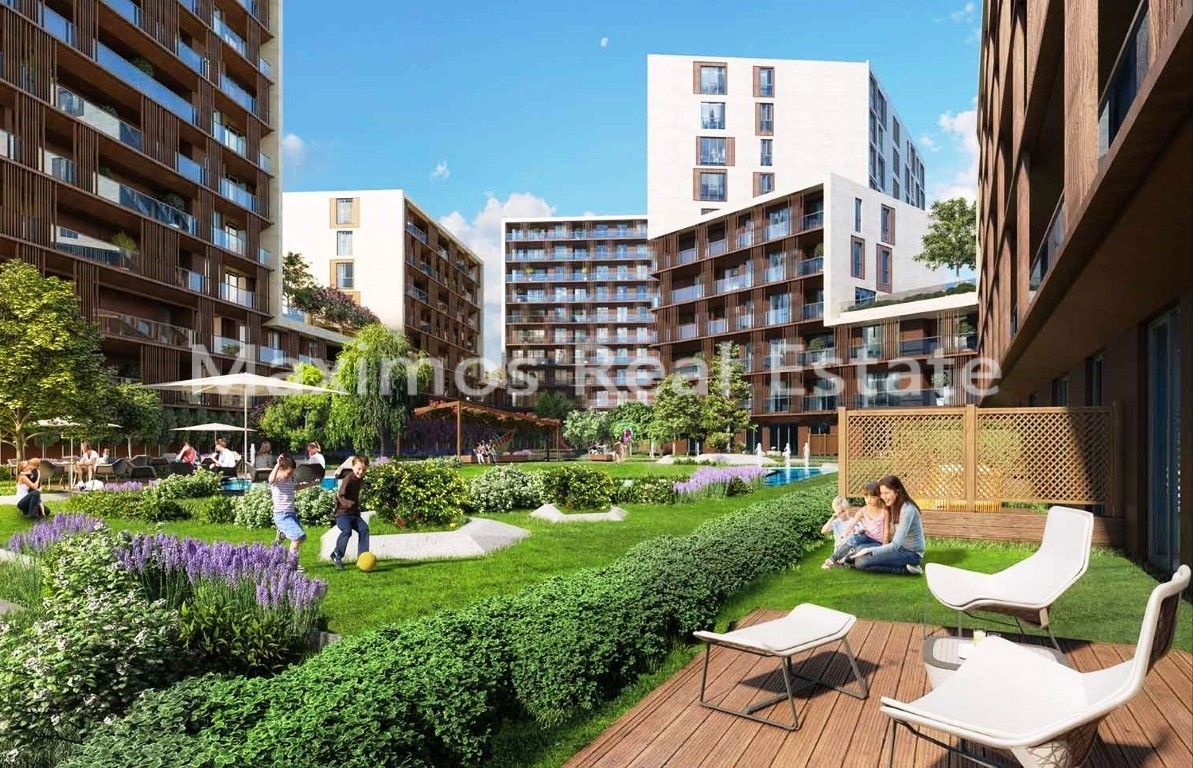 Rental-focused Apartments Located in Central Bayrampasa District – garden view (image 8)