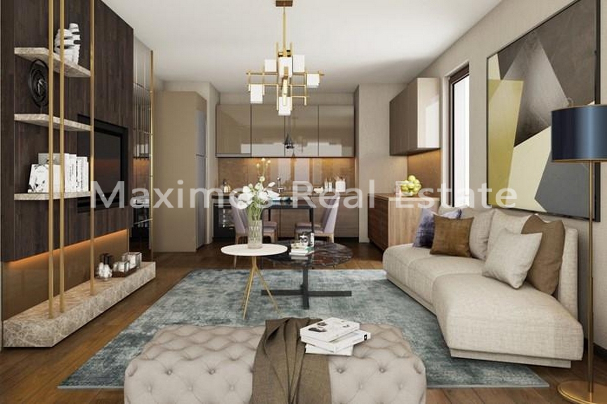 High-end Apartments Located in Istanbul's Basin Ekspres Investment Corridor – living room (image 2)
