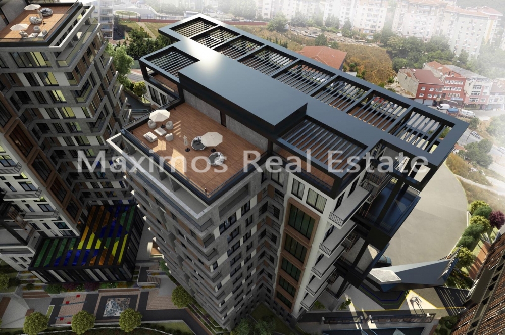 Residential Apartments Positioned in Istanbul's Central Kagithane District – living room (image 2)