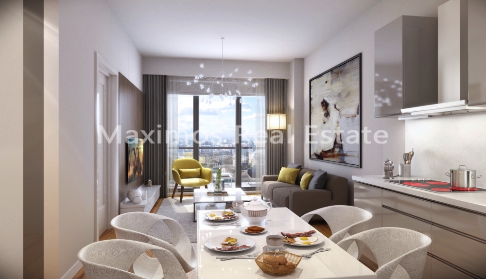 Modern Apartments for Sale in Kagithane – dining area (image 6)