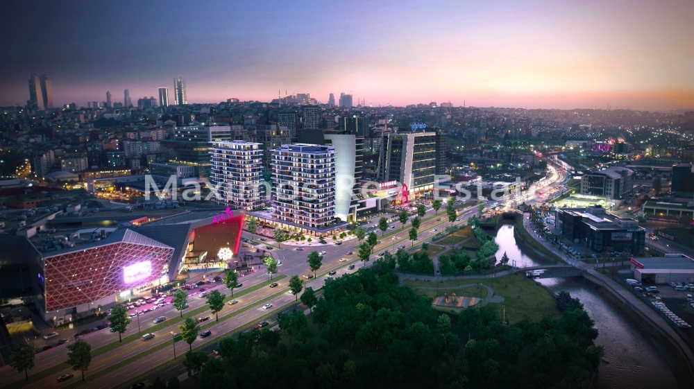 Modern Apartments for Sale in Kagithane – living room (image 2)