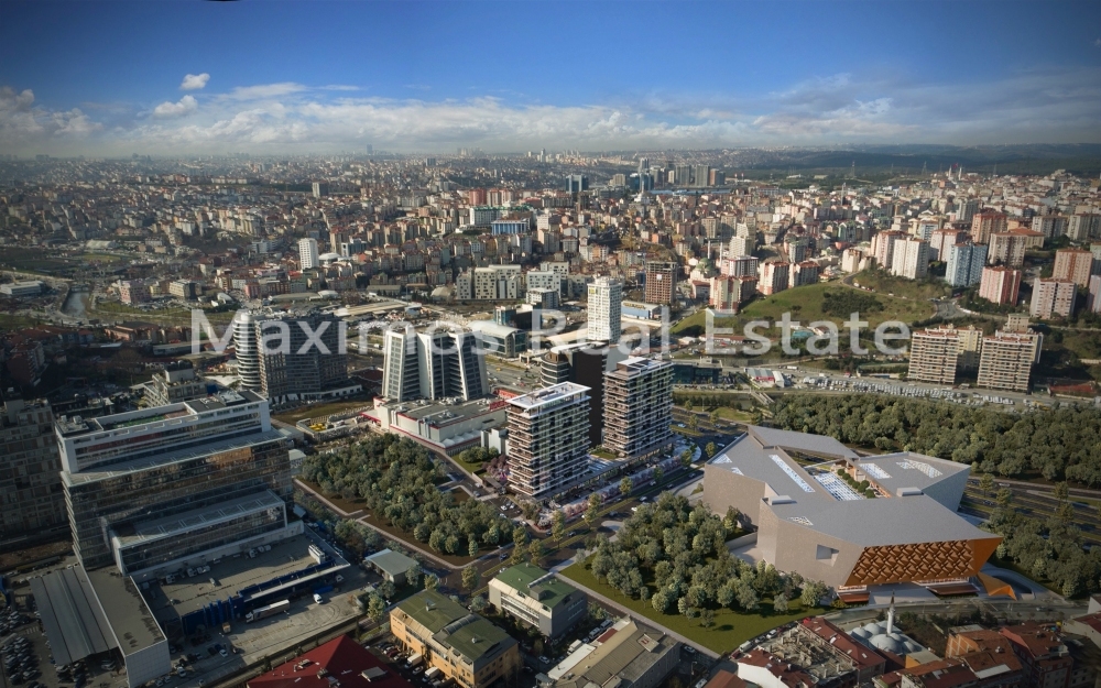 Modern Apartments for Sale in Kagithane – kitchen area (image 3)