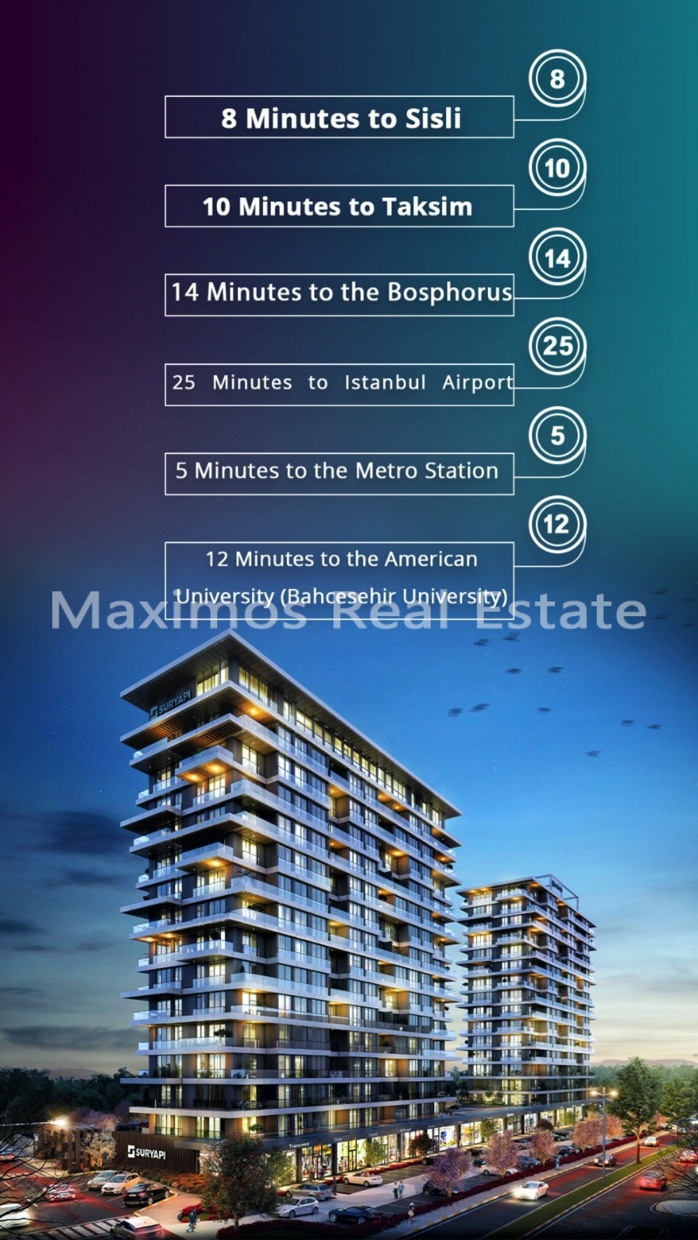 Modern Apartments for Sale in Kagithane – bathroom (image 5)