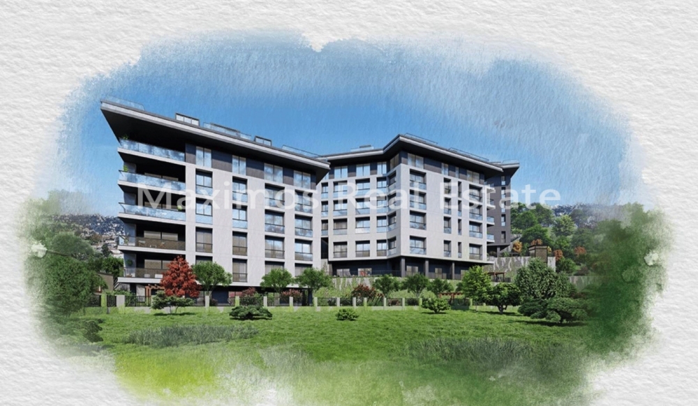 Bosphorus View Apartments for Sale in Istanbul Uskudar – living room (image 2)