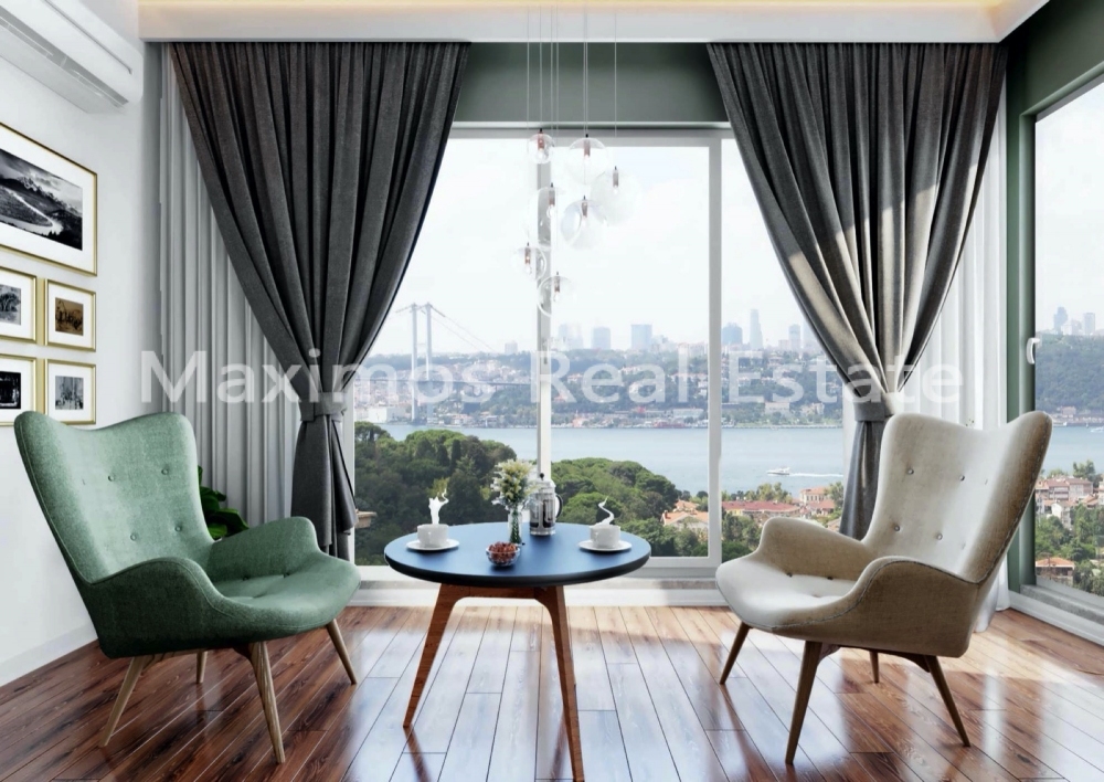 Bosphorus View Apartments for Sale in Istanbul Uskudar – balcony (image 10)