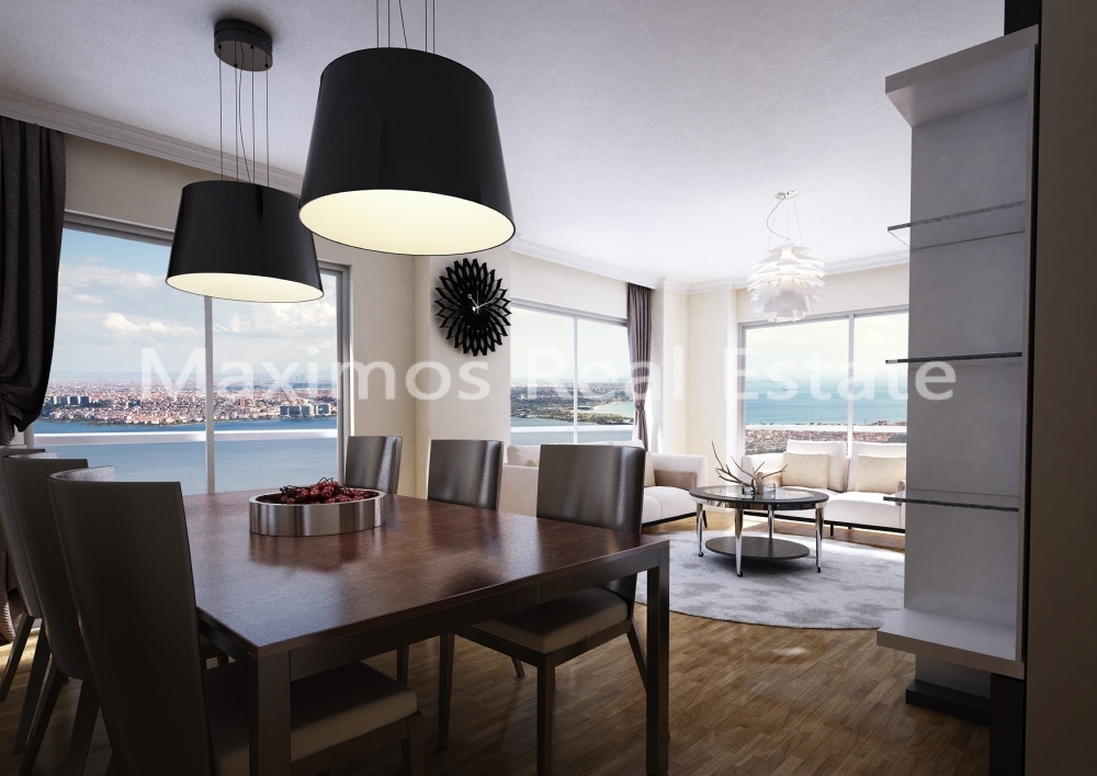Ready Apartments for Sale in Kucukcekmece – pool area (image 9)