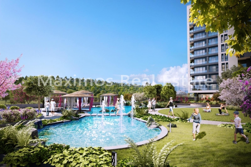 Move-in Ready Apartments with Immediate Occupancy in Kagithane – garden view (image 8)