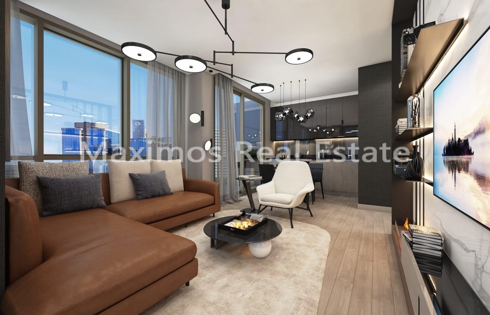 Investment-focused Apartments Located in the Maslak Business District – garden view (image 8)