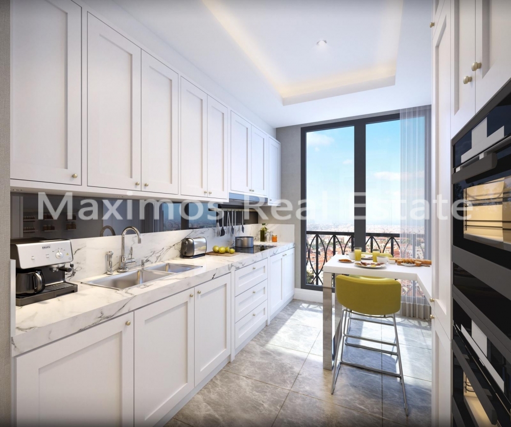 Finished Residential Apartment Suites in Central Uskudar Location – pool area (image 9)